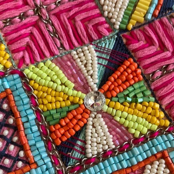 Bamboo Traders Colorful Beaded Wristlet - Picture 4 of 6
